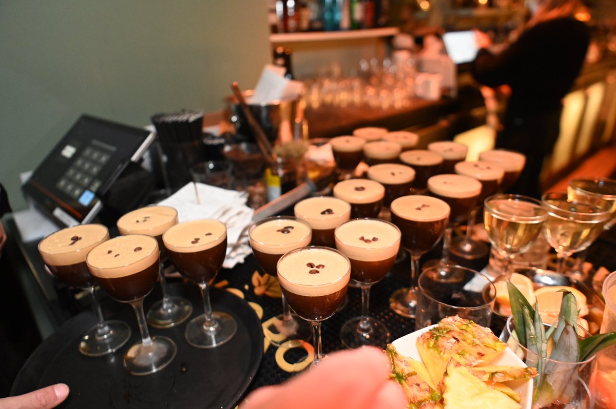A true sign of a champion bartender #espressomartini