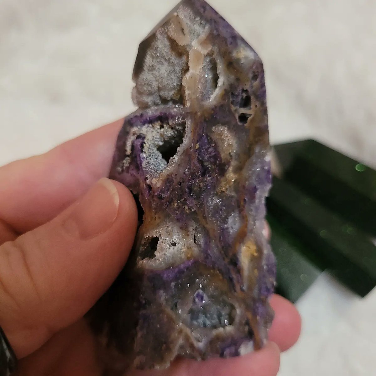 GG2treasures's tweet photo. Purple Sphalerite with Druzy! Thanks for looking😍
https://t.co/aXcNVdgdAb https://t.co/aNh7hTx717