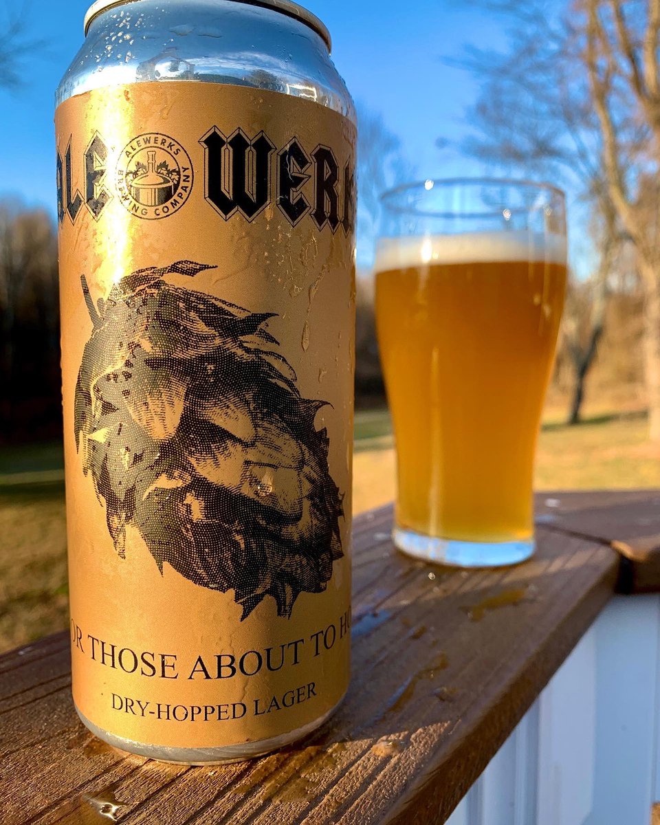 REALLY loving all the IPLs these days, including this one from <a href="/Alewerks/">Alewerks Brewing Co.</a> (Williamsburg, VA). Crisp, clean, light-bodied, low ABV, and just enough flavorful, mildly bitter hoppiness. #VAbeer #lager #hoppy