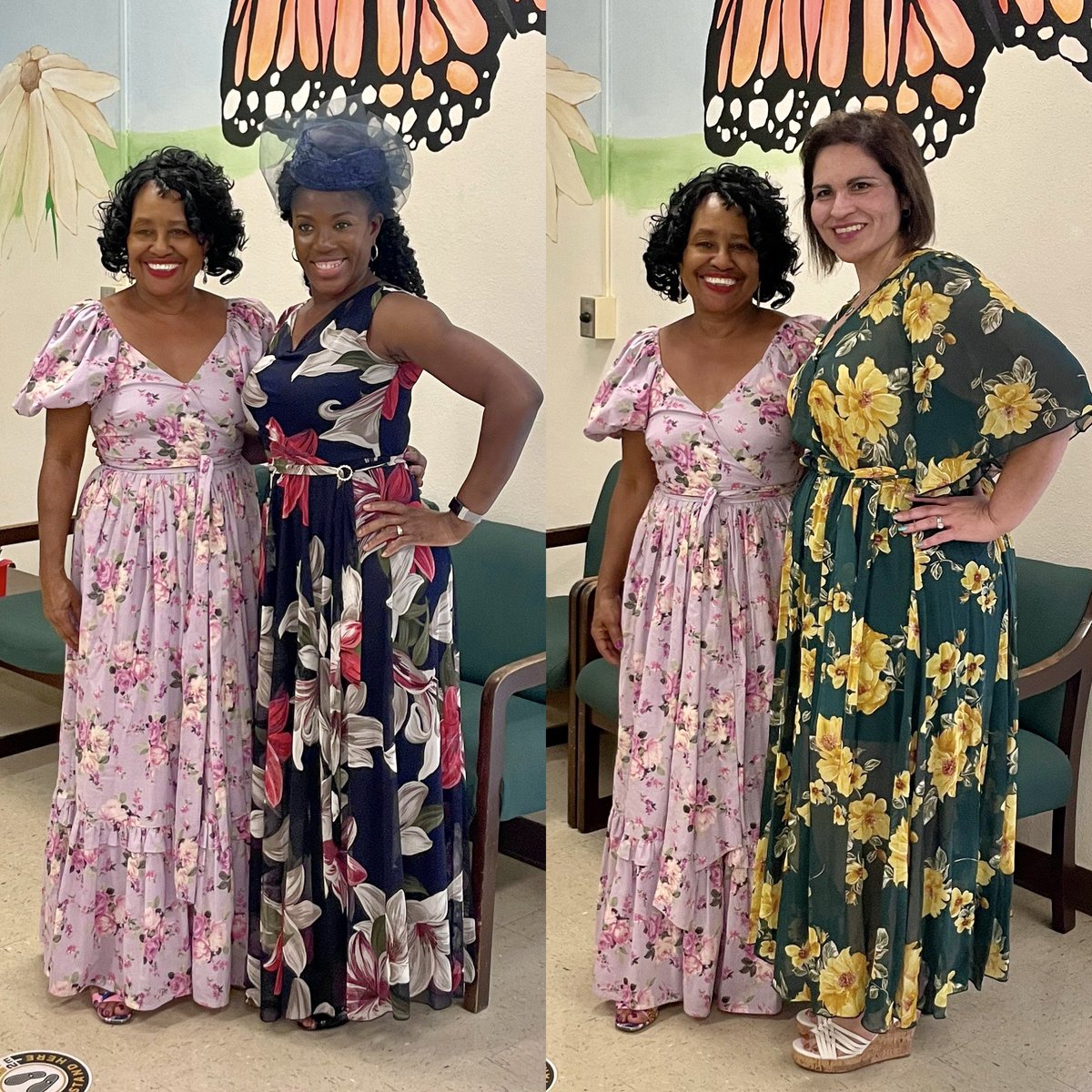 HcpsMango's tweet photo. Today we honored our real life hero Carol Stewart, by wearing attire inspired by her classy & timeless style. Ms. Stewart, we admire the dedication, poise, & professionalism you show each day.🌸🐬 #thisisMango #bhm https://t.co/1efLeNJbFK