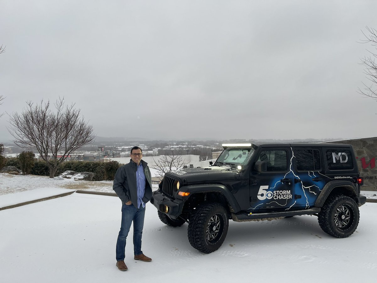 ZacScott_'s tweet photo. What a welcome back to Arkansas from Mother Nature! I can’t tell you how excited I am to start this new adventure at @5NEWS https://t.co/h2ZshjPQZF