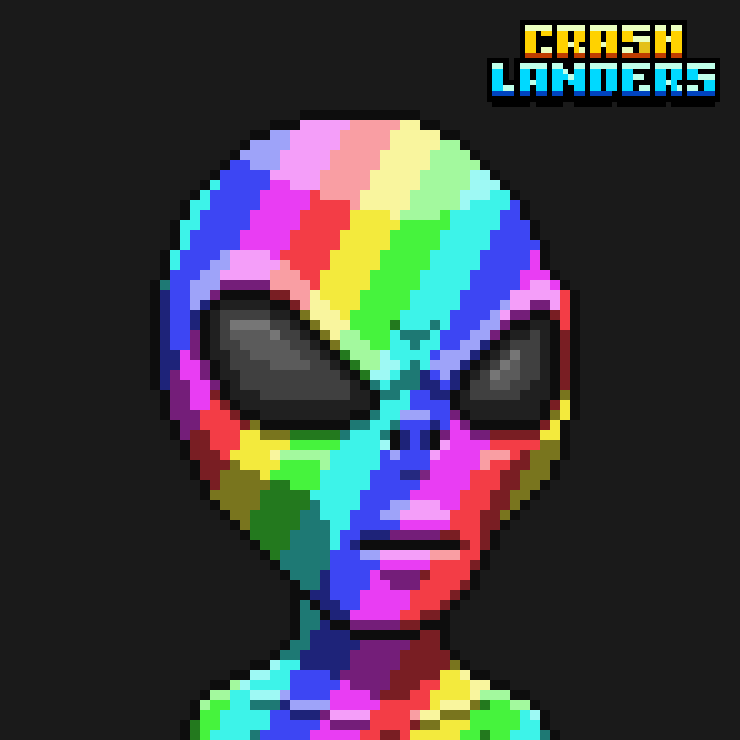 This might just be the rarest species trait of them all... 
𝙧𝙖𝙞𝙣𝙗𝙤𝙬 𝙖𝙡𝙞𝙚𝙣 🌈

it's... beautiful ✨
#NFT #Solana