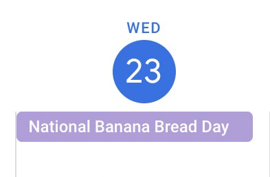 claireangj's tweet photo. Just taking a moment on this fine National Banana Bread Day to appreciate baked fruity goodness and my PI, who clearly has her priorities straight @karalmckinley https://t.co/meVArTgItb