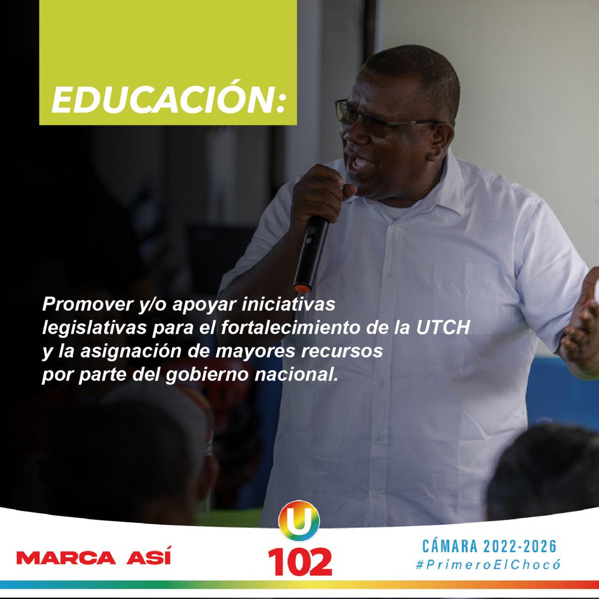 #PrimeroElChocó Vota U102⭐️