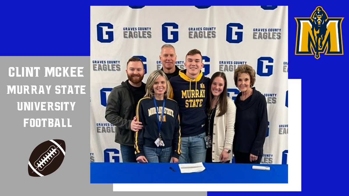 Congratulations to Graves County High School senior Clint McKee!
Clint, the son of Terry and Michelle McKee, signed today with Murray State University to continue his athletic career in football and pursue a degree in Construction Management. #GDTBAE