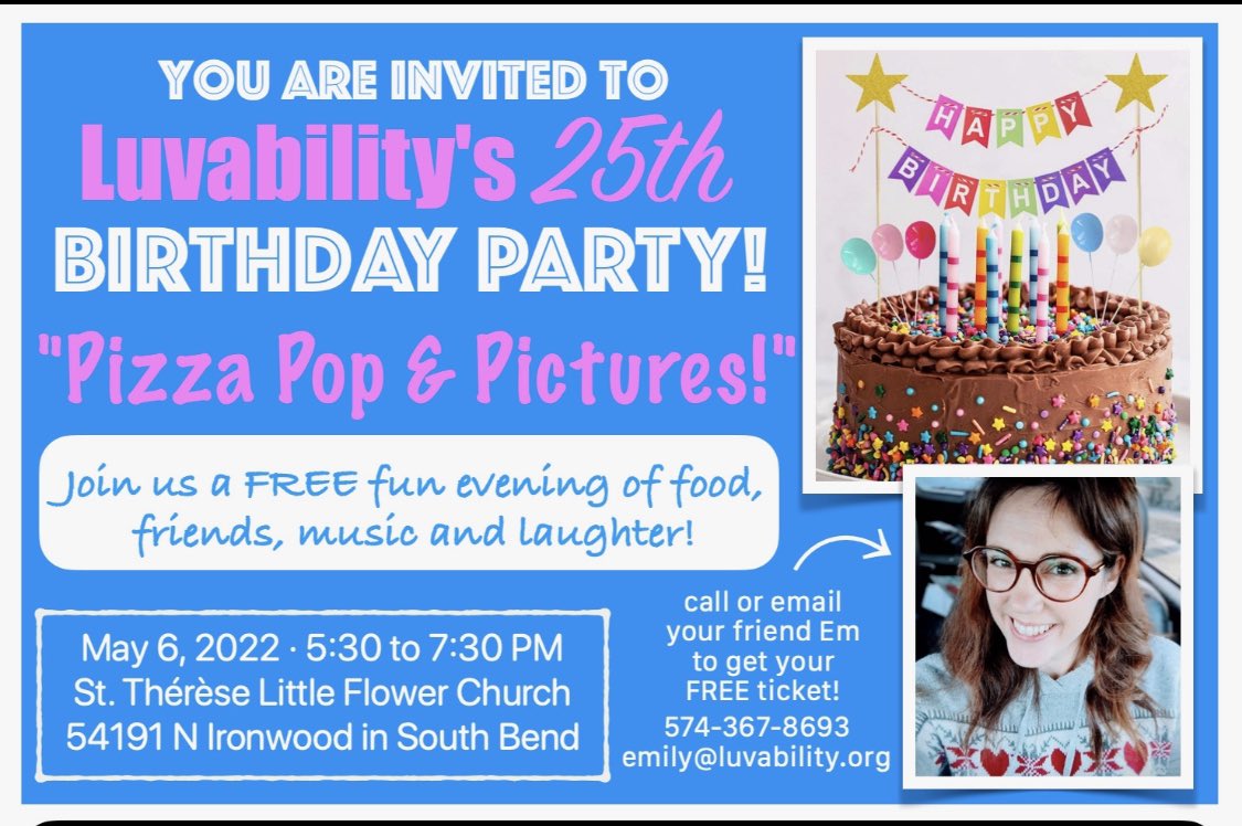LuvabilityLife's tweet photo. Happy “Twosday”! *02/22/2022*

🟩Mark your calendars!🟩 

Luvability is excited to invite YOU to a few events coming up! 

WORSHIP ARTS! Starting back up on Tuesday, March 8 from 10-12:30 at Hope Community Church
#luvability #parties #celebrateGodslove https://t.co/7GnkLVwk6m