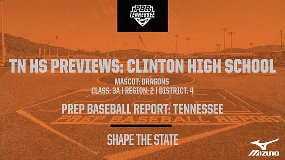 ⚾️2022 TN High School Previews⚾️

⚾️: @Clinton_Dragons 
👤: <a href="/CoachRobStacy4/">Rob Stacy MEd HSSCC</a> 
📋: Class 3A, Region 2, District 4
📍: Clinton, TN

🖇 PREVIEW:
prepbaseballreport.com/news/TN/TN-Hig…