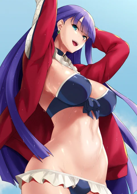 skebでかいた水着マルタさん 