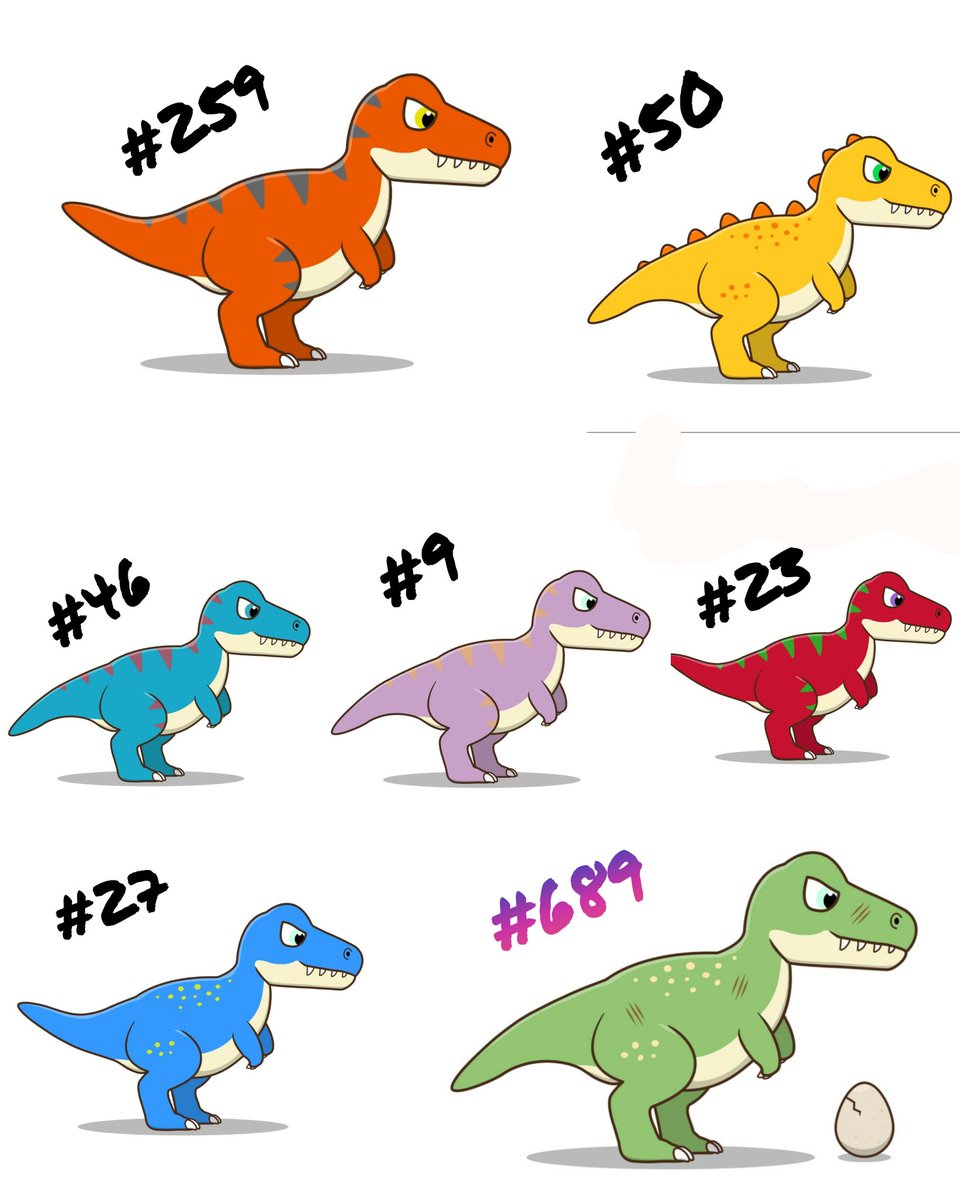 <a href="/tezosaurs/">Tezosaurs</a> my herd! I've had 25 find new #nftcollectors but I'm in it for the long haul. #689 is the rarest one. I plan on getting many more if I can. Great project. #NFTCommunity I can't wait to see what's coming.