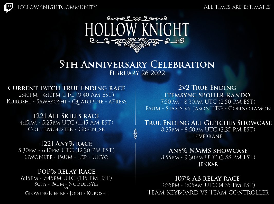 Hollow Knight Speedruns (@HKSpeedruns) / X