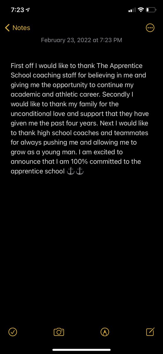 bendix_josh's tweet photo. 110% committed ⚓️⚓️can’t wait to get to work! @CoachNicoRogers @AS_FOOTBALL_HC @CoachWheels1 @TuskyFootball https://t.co/IgT5CQhIUs
