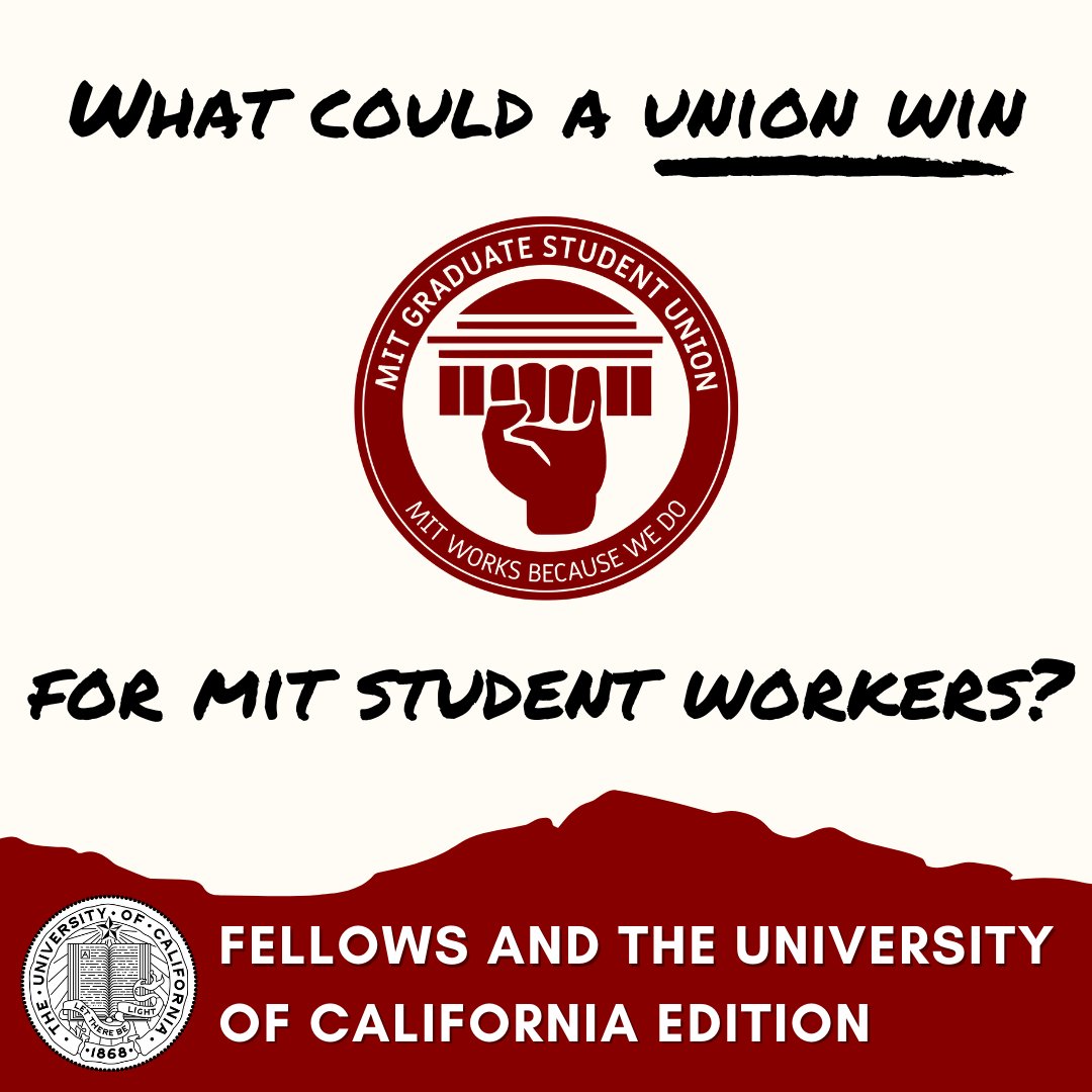 MITGradUnion's tweet photo. MIT admin previously submitted a legal statement, claiming grad workers on fellowships have a completely different relationship to MIT than RAs and TAs &amp; should be excluded from unionizing. Attempts to exclude fellows from unions are ridiculous &amp; unfortunately, nothing new. (1/n) https://t.co/fubrPJMb70