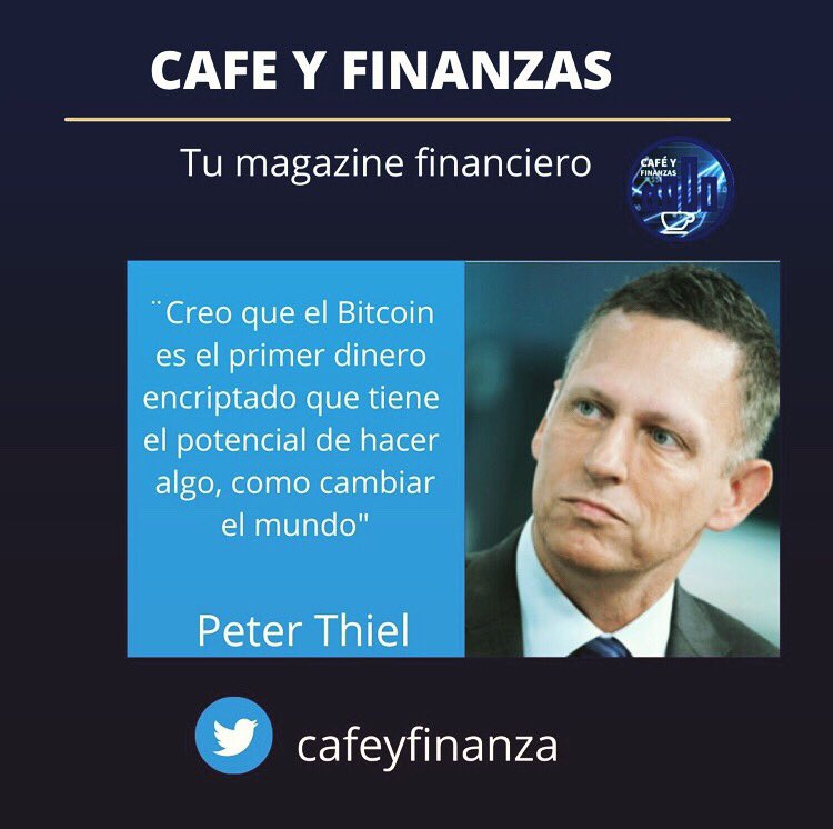 Peter Thiel es un empresario, administrador de fondos de inversión libre y capitalista de riesgo. Pero por sobretodo es un libertario.
Que es la Criptomoneda?
Que es el Bitcoin?
Si aún  no entendes nada del mundo Cripto, estate atento porque pronto tendremos novedades.