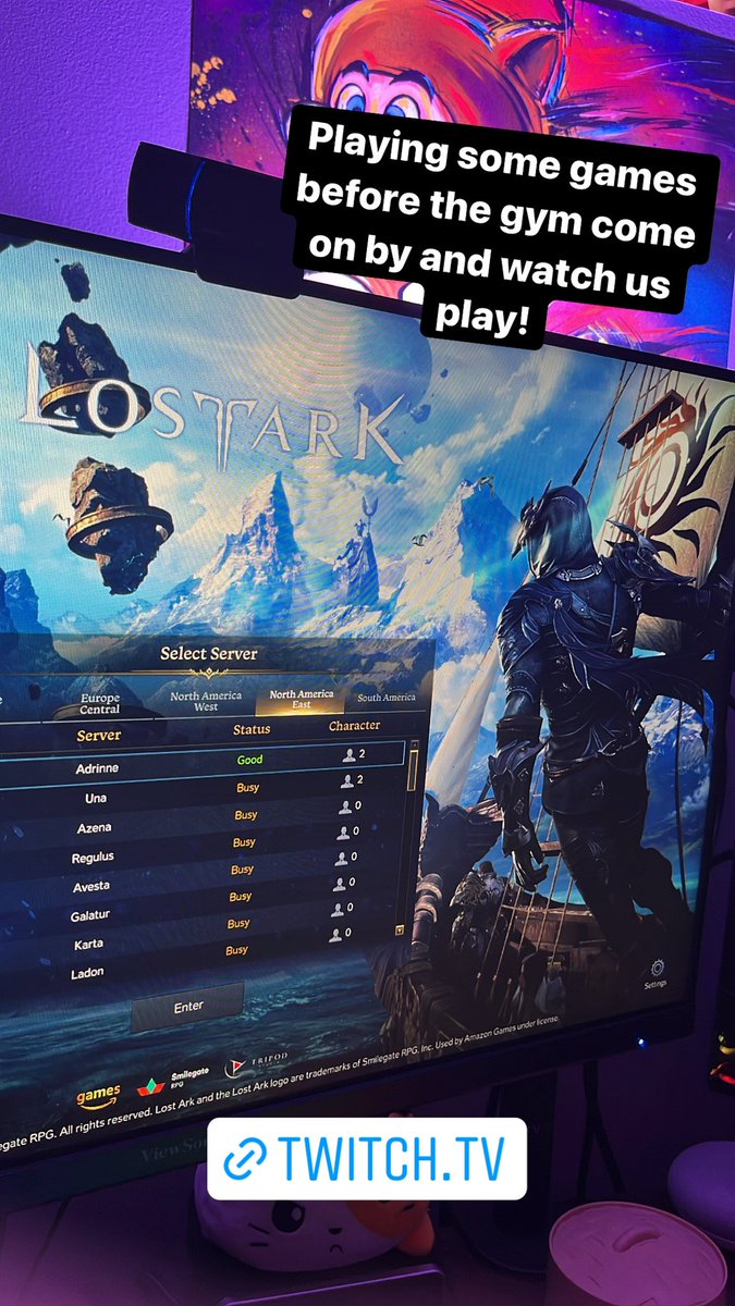 FranknToast's tweet photo. Playing some Lost Ark! This game is pretty fire! Come watch!

https://t.co/s3QWYjjkEM

#LostArk   #LostArkMMO   #gaming #twitch #twitchtv #stream #streaming #games #SupportSmallStreams #SupportSmallerStreamers #girlgamer #pcgamee #twitchaffiliate #steam https://t.co/JgtV6nDNfG