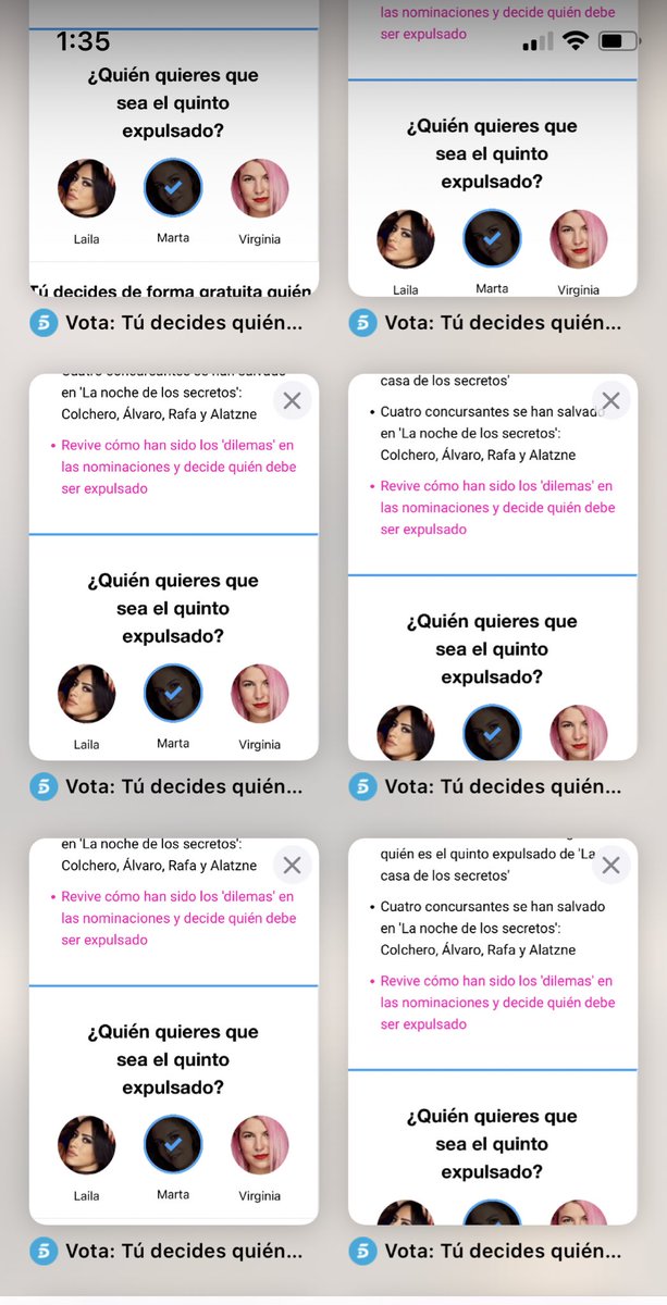 LauraGadom's tweet photo. 24 votos de regalo para marta para que no me llore #Secret23F #Secret22F #1000PorRota https://t.co/1niqeZ4mM7