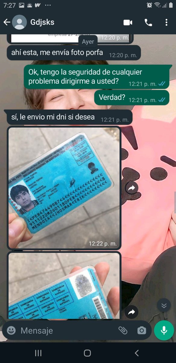 bulkomiko's tweet photo. ¡Por favor ayuden a difundir! 
Este tipo estafó ya, a 3 armys vendiendo entradas para cinemark plaza lima sur a 50 soles, las armys han comprado y el tipo a vendido  7 entradas cuando solo tenia 4 entradas disponibles, por favor no confíen en revendedores que solo estafan https://t.co/GrlzRc5aov