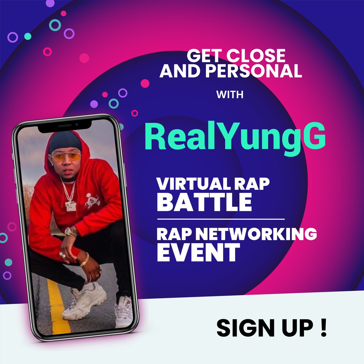 RealYungG's tweet photo. Attention all artist March 1st I will be hosting a virtual networking/rap battle with Varty I will be giving out information on how to build your brand what it takes to network and become successful in the industry as a independent artist tickets are $5 https://t.co/nn9592KCAF https://t.co/A31UbyFpvx