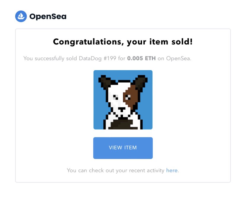 DataDogsNFT's tweet image. 🐶🥰🐶

Congratulations to the new owner of DataDog 199! 

🎉🎉🎉

Get yours only on @opensea 

#NFTs #NFTCollection #nftcollector #Crypto