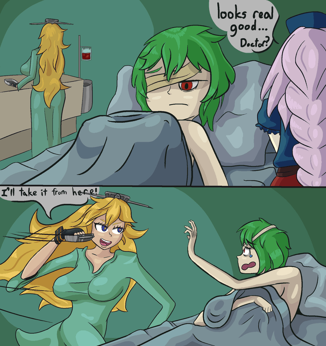 reverberon's tweet photo. A comm for @Monouncer1 . Iowa isn't done with Yuuka yet. https://t.co/dEQlb65fGy
