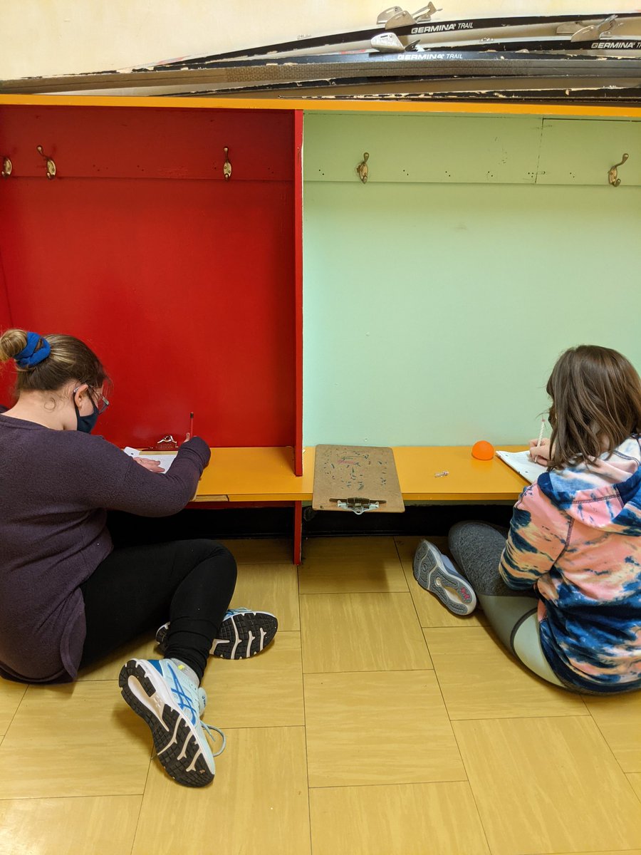 MsTrudyPiercey's tweet photo. Thinking and writing can happen anywhere. Grade 6 ELA @bishopwhiteNL are engaged. Comfort is key. https://t.co/wULv5S8Ljm
