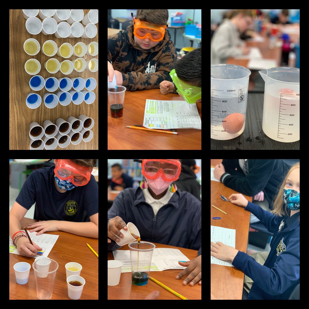 We have been exploring properties of matter, creating observation charts, collecting data, and investigating density.  <a href="/CollierES/">Collier Elementary</a> #ScienceisFun