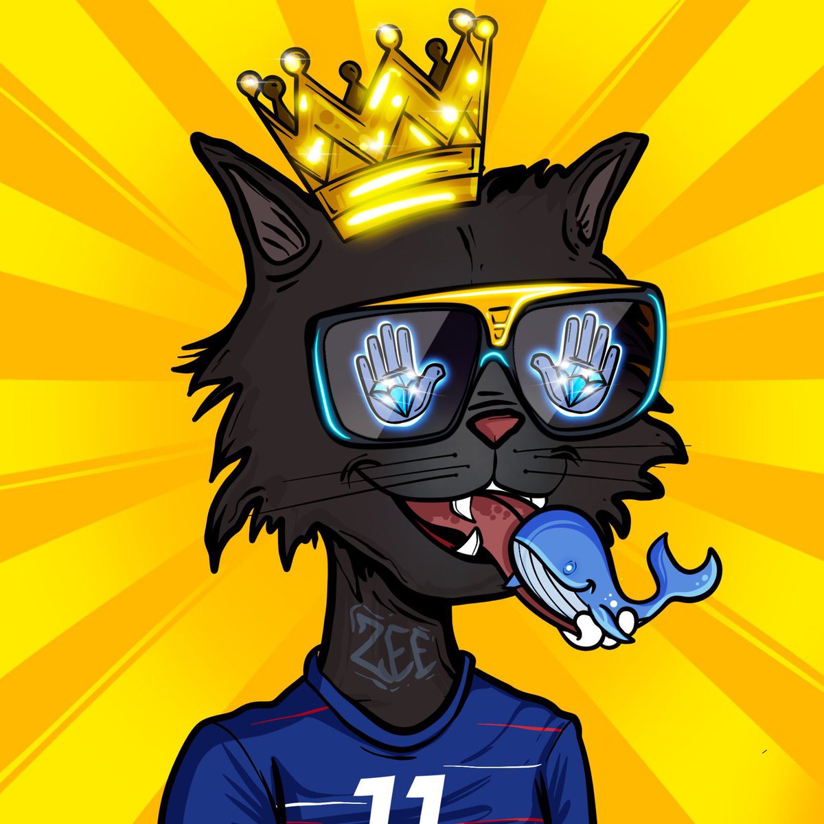 nftsbyzee's tweet photo. Custom #PsychoKitty PFP is out!!! 
Some characters are based on my inspiration for @didierdrogba a @ChelseaFC LEGEND!! Thanks to @Ugonzo_art and @ElRealGenius for this AWESOME creation!!!

#PsychoKitties #PsychoKitty #PsychoMolly #PsychoMollies #ChelseaFC #ChampionsLeague #EPL https://t.co/XbrUjuztcq