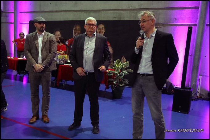 gurvan_kervadec's tweet photo. Le volley pro se porte aussi très bien à l’Est. Merci à l’@ASPTTMulhVolley, son President Daniel Braun et sa manager générale Magali Magail pour leur accueil à l’occasion du match vs @BeziersAngels   
L’occasion d’évoquer la Licence Club @LNVofficiel et projet 2025 pour le club ! https://t.co/Hsrp4VDFGu