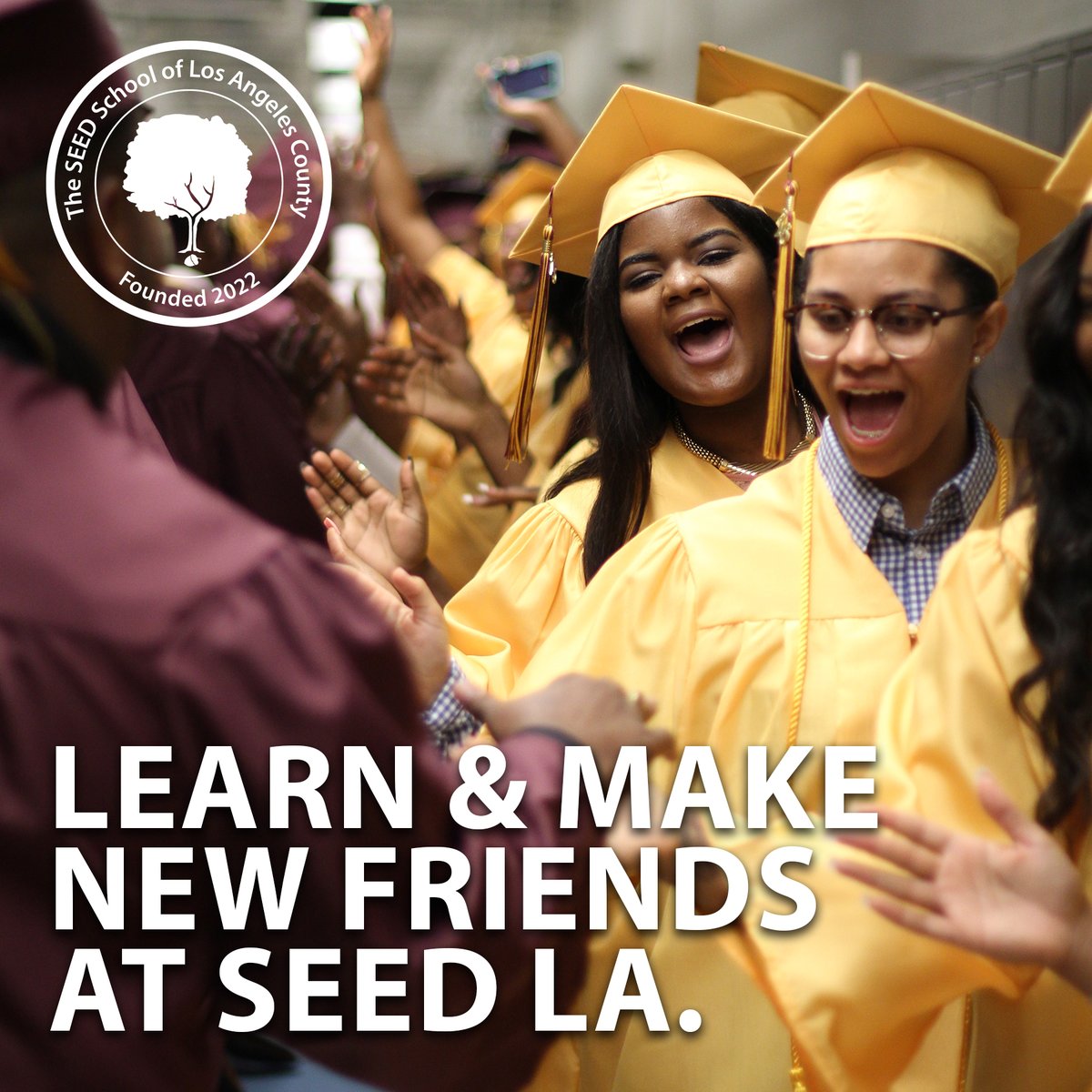 .<a href="/TheSeedSchoolLA/">The SEED School of Los Angeles County</a> is accepting enrollment applications for students entering 9th grade for the 2022 - 2023 school year. 

The college-prep boarding school will help students prepare for careers in STEM, infrastructure, transportation, and humanities.