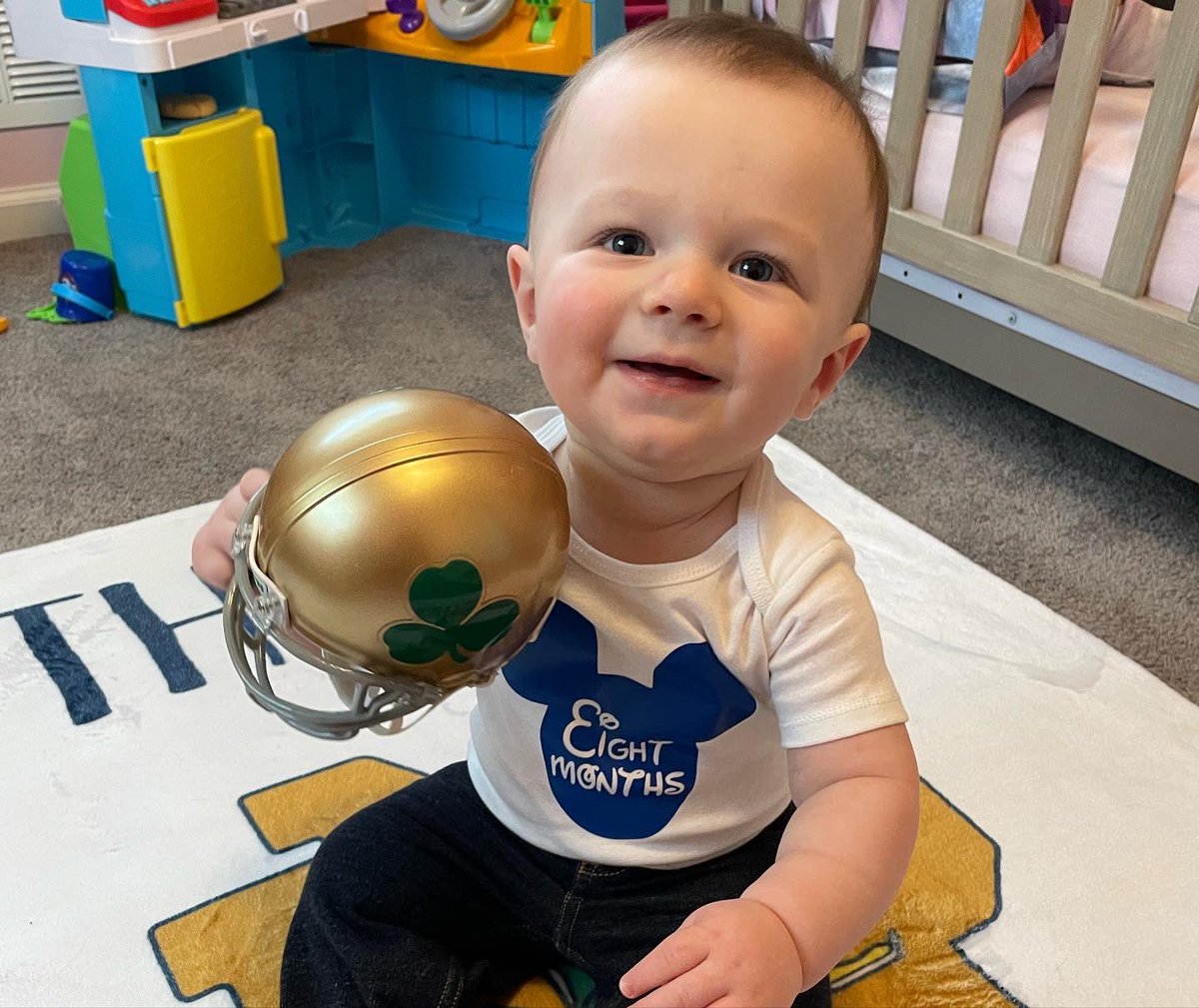 WHSCoachSmall's tweet photo. Happy 8 months to our rolling, gliding, mad face making little man! #JosephThomas https://t.co/kloipcLrQe