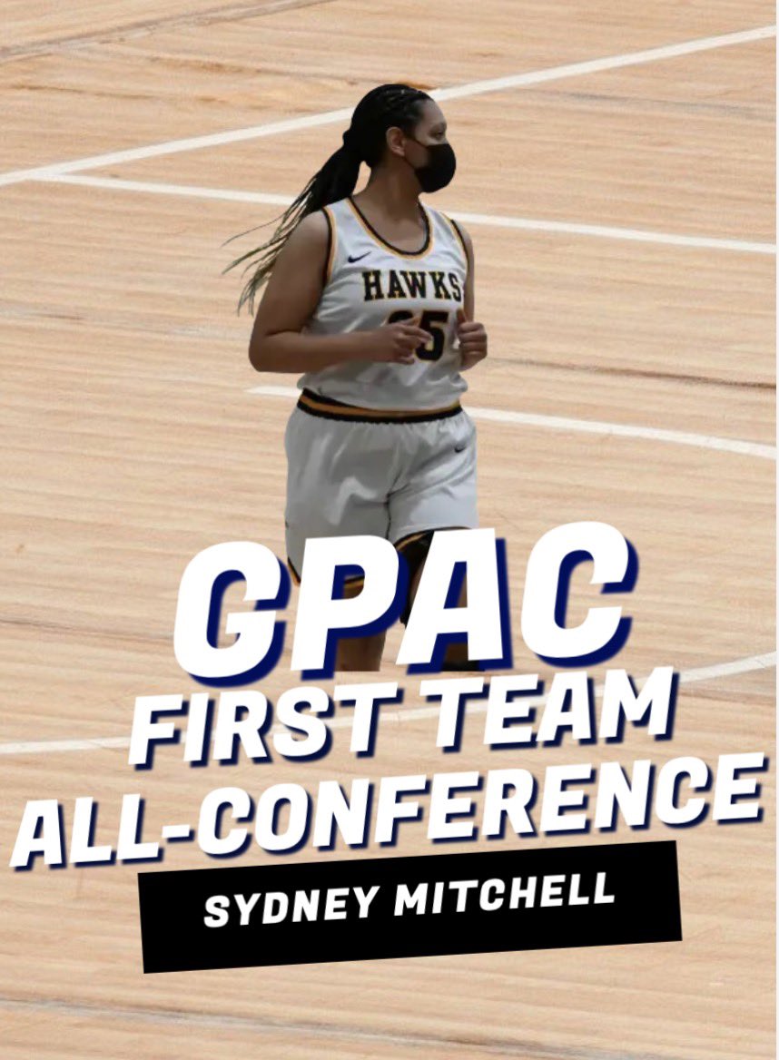 Congratulations to our senior Post, Sydney Mitchell for earning First Team All-Conference honors!