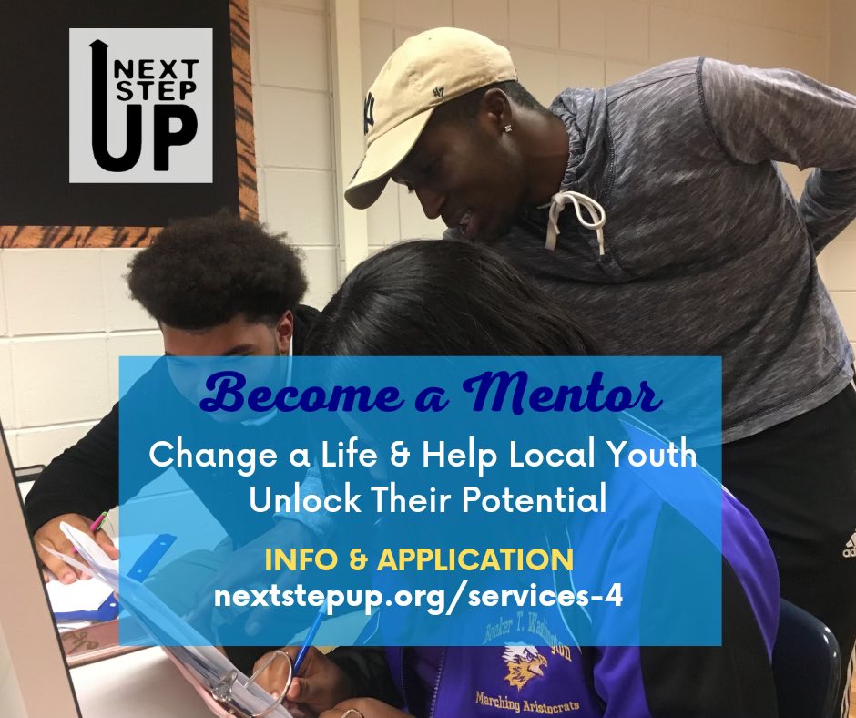 NextStepUp_TU's tweet photo. Want to change a life in the Tuskegee community ? Become a mentor with the Next Step up program💙 Last day to apply is February 25th! Link is in bio. https://t.co/X9jGT1pTxW