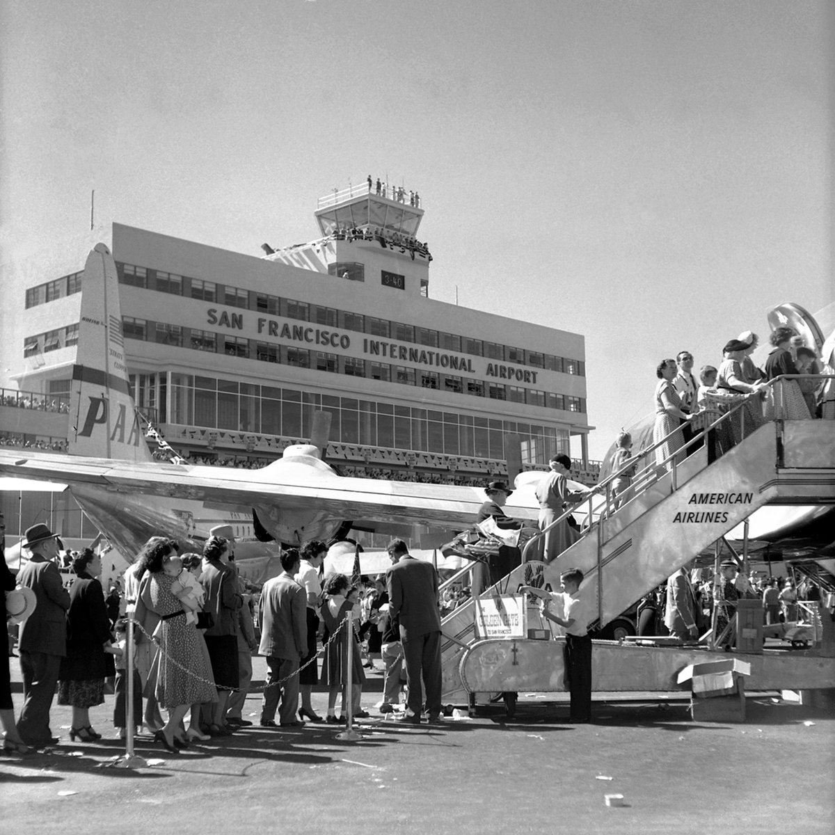 The airline industry soared to new heights in the 1950s. Driven by great advances in aviation technology and a burgeoning consumer market, new commercial airliners introduced the future of air travel to the next generation of passengers. #SFOHistory #avgeek