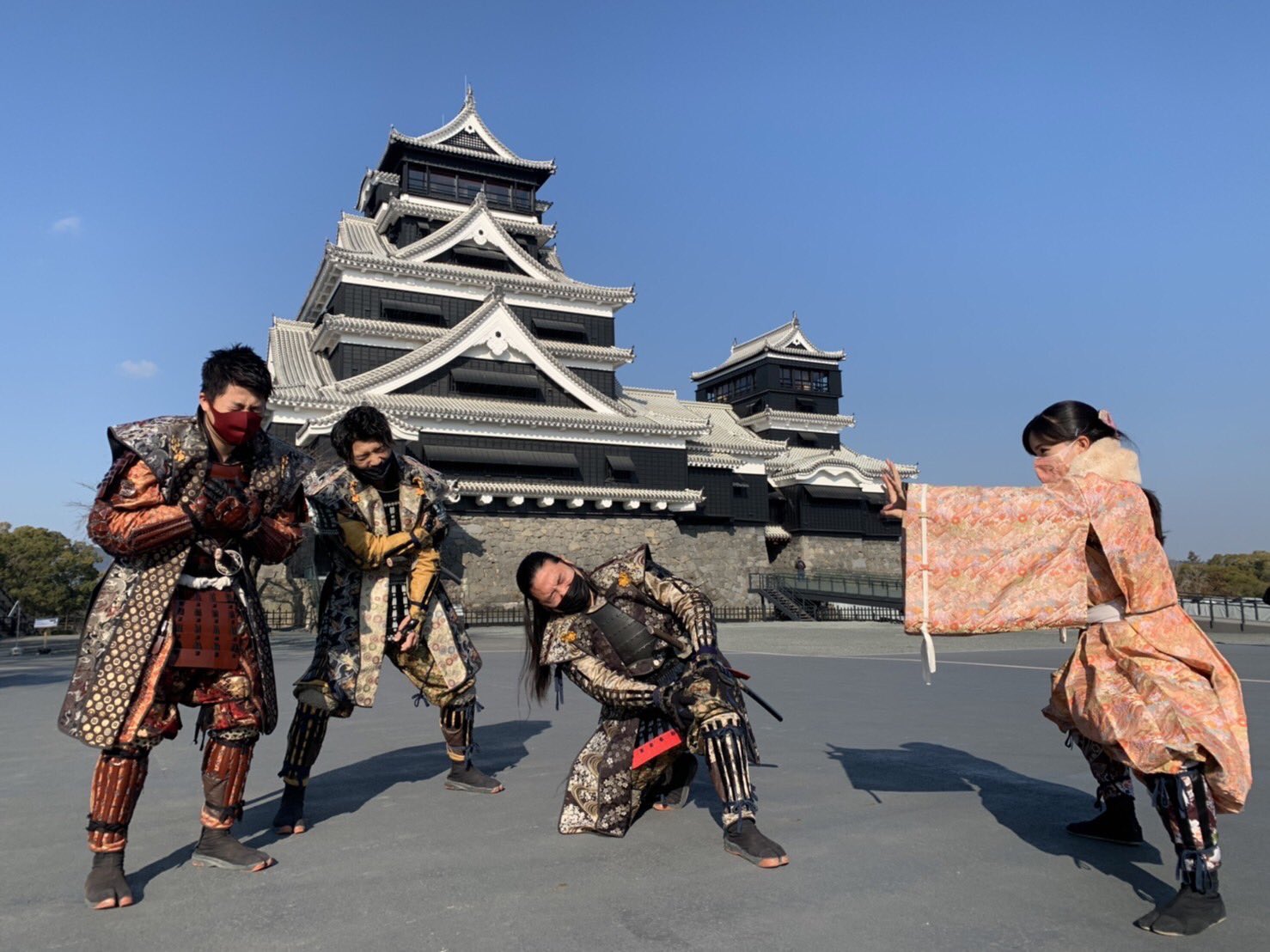 7周年記念イベントが 七年の侍 熊本城おもてなし武将隊