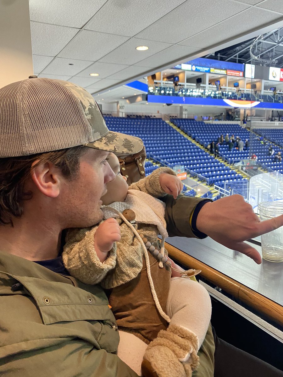 ham_bone94's tweet photo. Got to take my nephew to his first hockey game and teach him the finer points of keeping the third man high and the neutral zone regroup #UncleHam https://t.co/w0ysD4gKVc