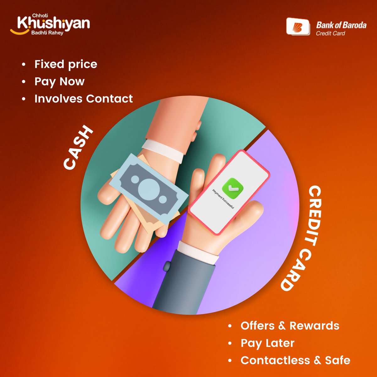 bobcardofficial's tweet photo. Winner, winner, and a wallet that’s slimmer! Tell us in the comments why you’d pick your #BankofBarodaCreditCard over other transactions.
@bankofbaroda
#BankOfBaroda #Casheless #Contactless #Offers #PayLater https://t.co/CrJO6JuuA9