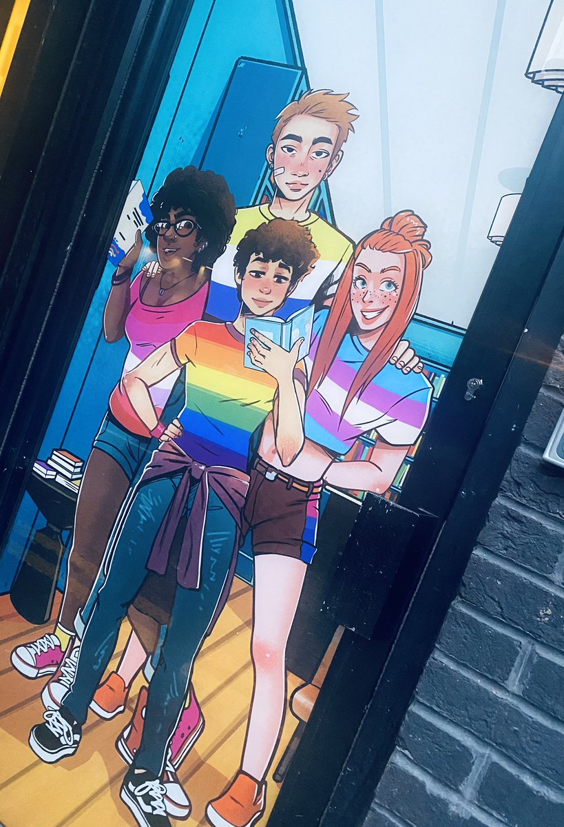<a href="/MarpleHall/">Marple Hall School</a> we had the best time meeting Lukasz &amp; Matt yesterday at <a href="/QueerLitUK/">Queer Lit</a> they made us feel so welcome and introduced us to so many opportunities we can bring into school! We even left with some stickers and bookmarks! 🤗 if you’re in the city you NEED to check it out! 🏳️‍🌈🏳️‍🌈