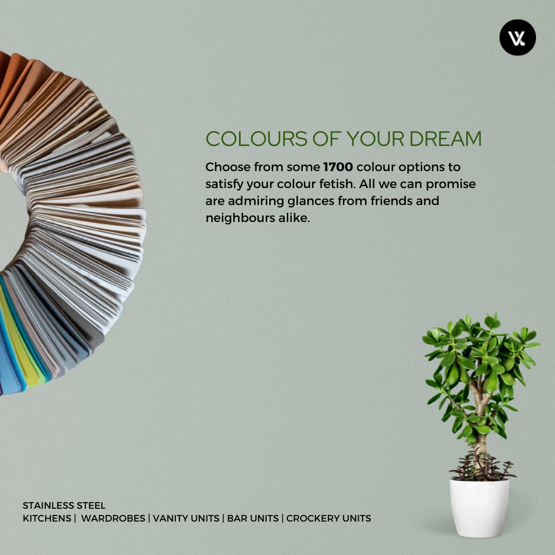 VerantesL's tweet photo. "If everyone would look for that uniqueness then we would have a very colorful world"

Verantes Stainless Steel Kitchens, Wardrobes, Vanity Units, Bar Units, Crockery Units, &amp; Outdoor Range.

#verantesliving #verantescolourfullife
#kitchencolors #colorsoptions #color #coloroflife https://t.co/IPAk6ydpHM