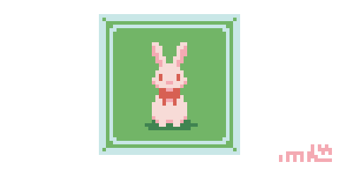 tenon_db's tweet photo. おめかしうさぎ
#pixelart #ドット絵 https://t.co/LRCEkRgqiA