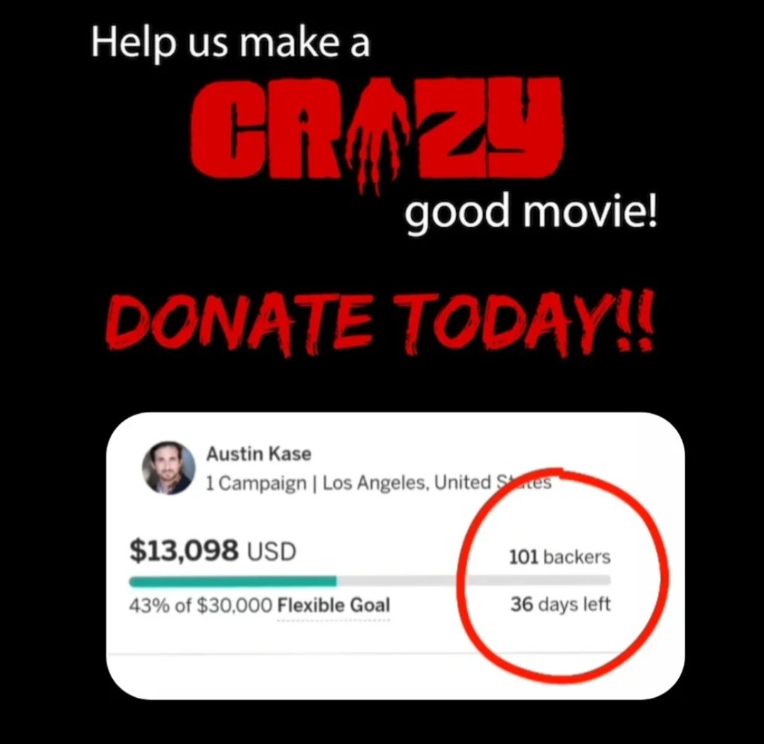 🙏We are so close to our match goal we've decided to sweeten the deal for TONIGHT ONLY. The next TEN backers will all get 🎁bonus swag 🎁
🫀Your support tonight will go even further -and- you get cool stuff -and- you get to be a part of an awesome horror rom-com! DONATE TONIGHT!
