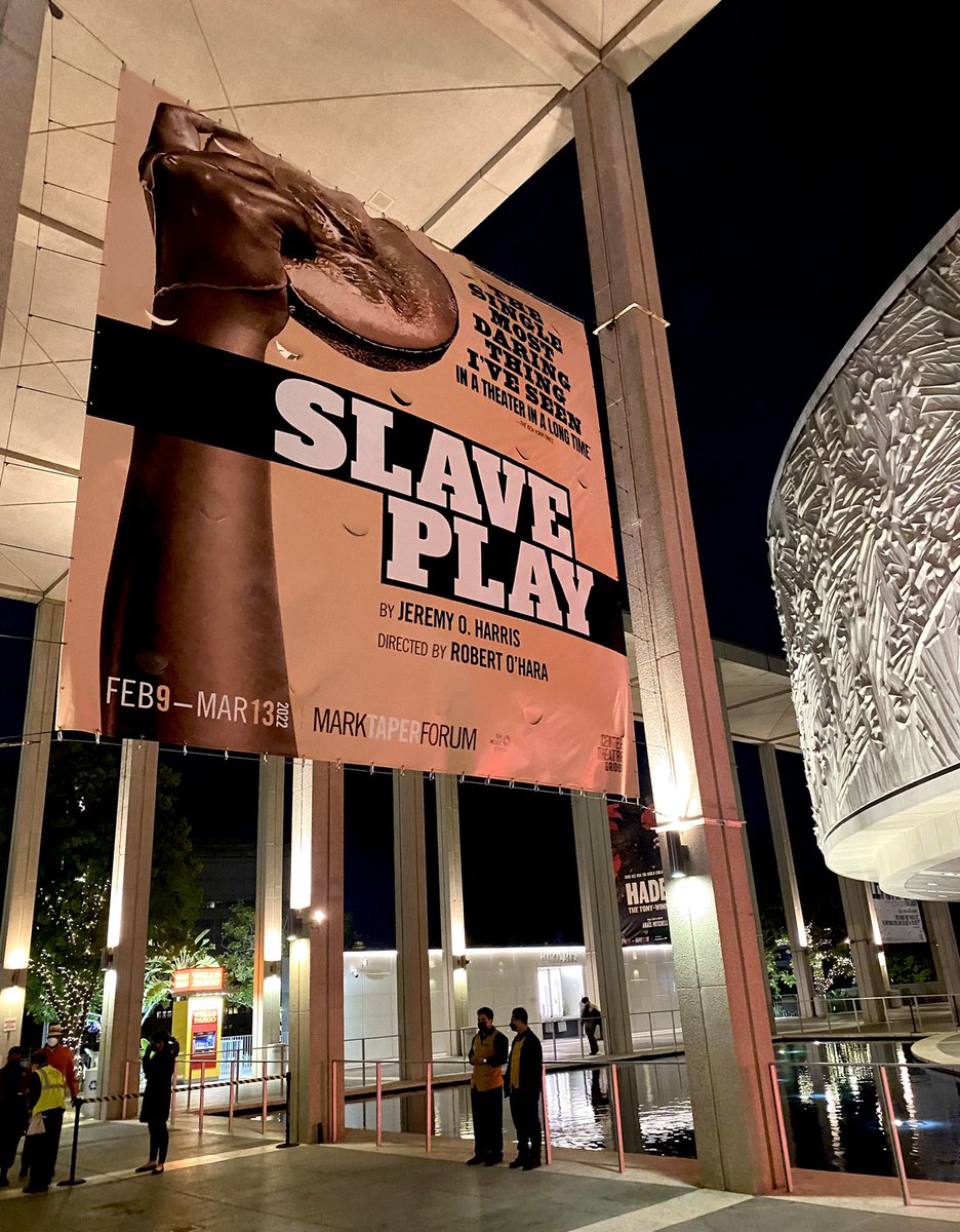 RDanielFoster's tweet photo. Hilarious, gut puncher of a ride— recommend. At the Mark Taper Forum @CTGLA #slaveplay https://t.co/8rnfcdV284