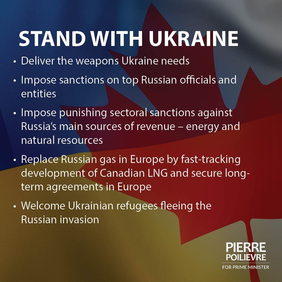 I condemn Vladimir Putin’s aggression against Ukraine. Ukrainians are fighting for Europe and for us, and it’s time we stand with them. Today, I call for the following practical steps to help Ukraine defend itself against Russian aggression.