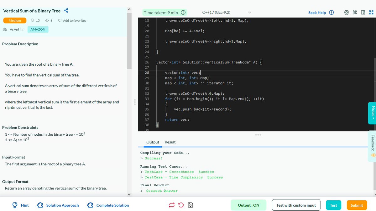 Dineshk47042114's tweet image. Day 21 #365dayscode with @interview_bit  @scaler_official