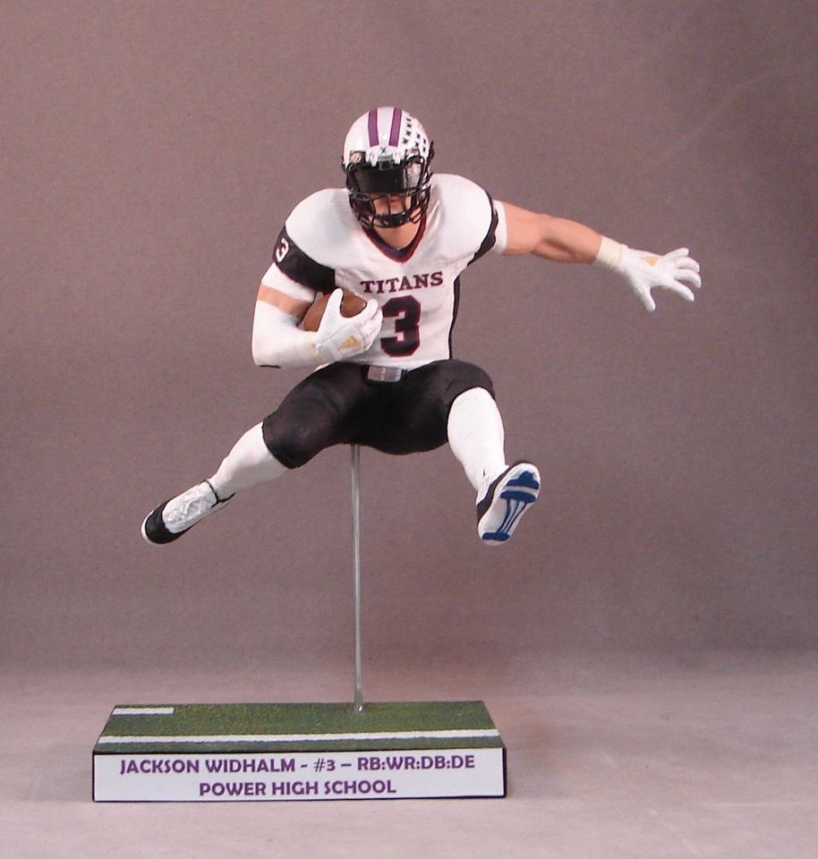 Hot off the presses from #bigskycustoms <a href="/jackson_widhalm/">Jackson Widhalm</a> multipurpose player for the Power-Dutton-Brady Titans, 6 man football from small town Montana. @6manfootballfan #6manfootball #montanasports #montanafootball