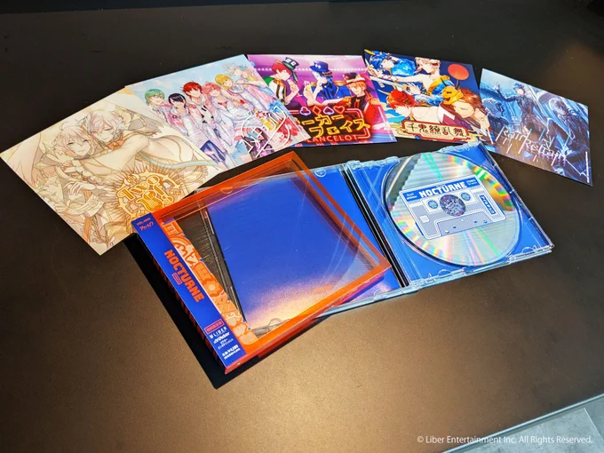 2.23(水) Release💿
アイ★チュウ New Album「NOCTURNE」

🎧DL&amp;ストリーミングはこちらから
https://t.co/y4ISRBCqEf

初回限定盤はクリアスリーブケース仕様
アナザージャケット(全5枚)
ゲーム内アイテムプレゼントコードを封入🎁
アルバムの感想は #NOCTURNE で投稿してくださいね✨

#アイチュウ 