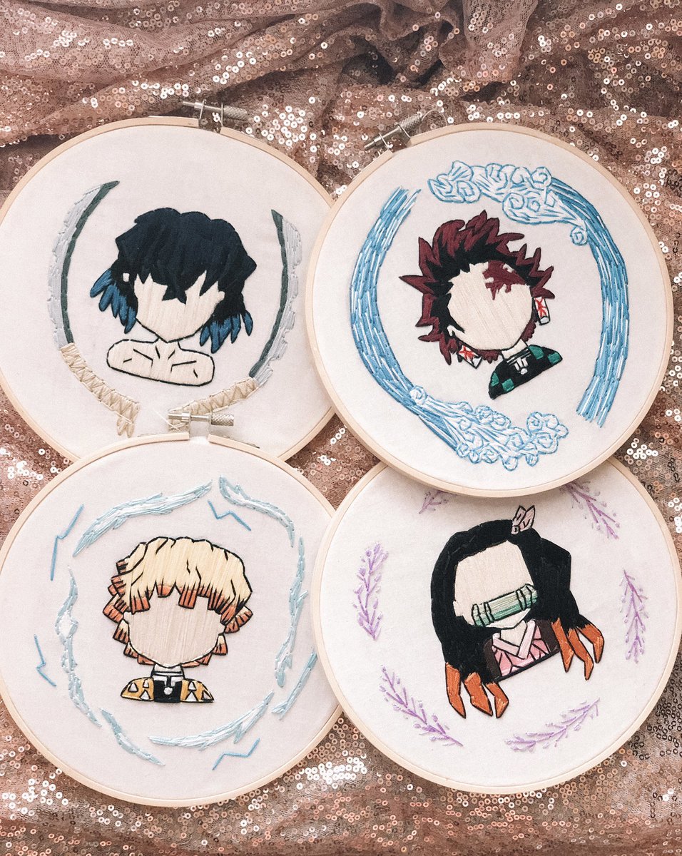 whimsicalneedle's tweet photo. TAKING COMMISSIONS FOR CUSTOM MINIMALIST ANIME CHARACTER EMBROIDERY! DM me for prices and more info 💛 https://t.co/450DkL7GdX