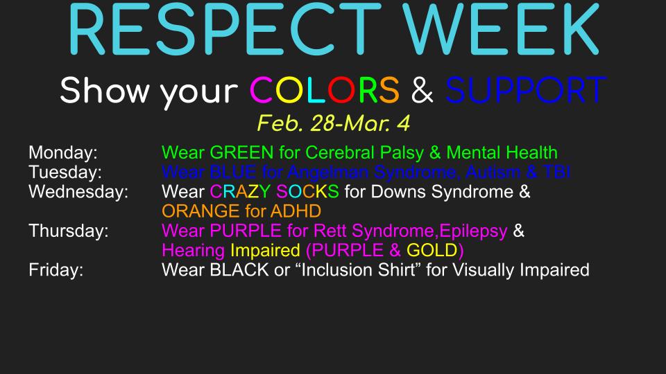 Join us for Respect Week, where we celebrate and promote the inclusion of all people with disabilities.
