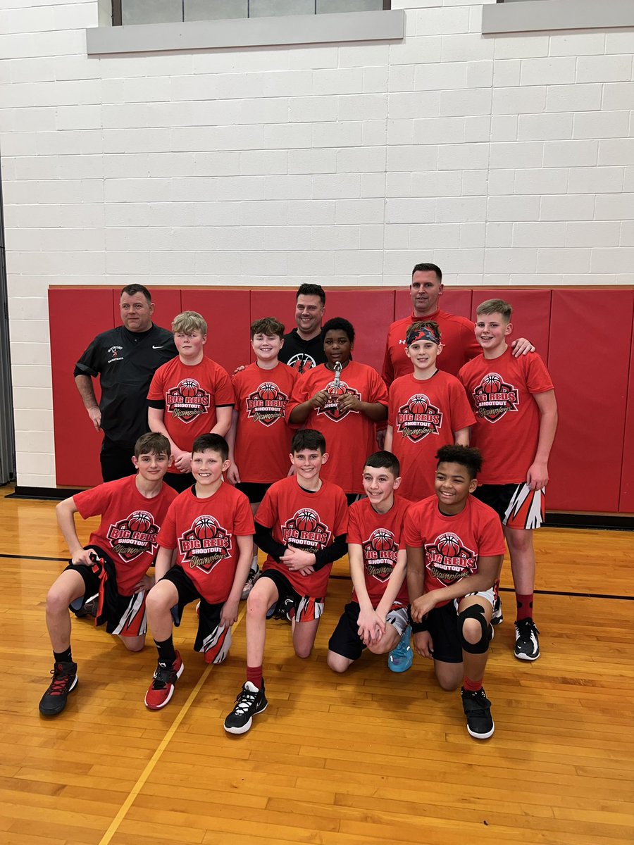 HSD_Athletics's tweet photo. Congrats to the 6th grade boys basketball team on winning the Big Reds Shootout with a 33-19 win over Sharon! 🏀🏆 https://t.co/EYXaNZpSuB