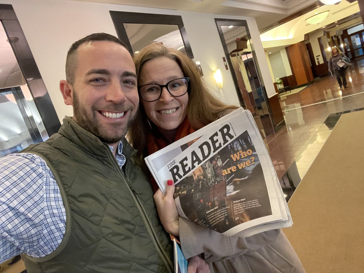 ShannanB's tweet image. Got a quick look at the new @Linknky Reader. Will be hitting mailboxes across the NKY Metro soon! #linkreader