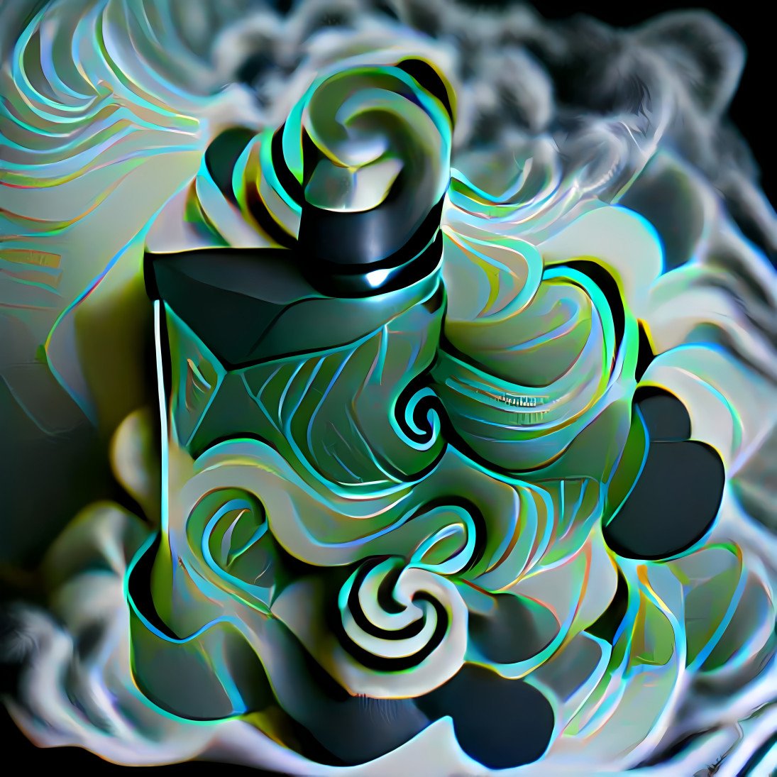 Found out that ROGER, my AI, loves to add swirls to his creations.

I'm calling this one Vape Culture. It's not minted or listed, yet, but thought I'd show it off 😁

#ravencoin #rvnnfts #rvn #NFTs #nftart #NFTartist #ravenist #AIArtwork