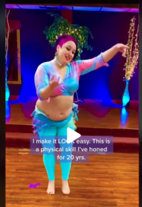 Mastery of Body - thickmeup.com/blog-masteryof…

"I make it LOOK easy. This is a physical skill that I have honed for 20 years." 

Being physically active is orthogonal to fatness
This TikTok video, by user @madisondancelife, shows an excellent rebuttal to an unsoli...
